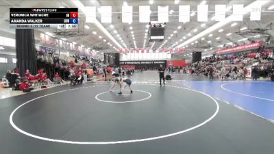138 lbs Round 5 (12 Team) - Veronica Whitacre, Sacred Heart vs Amanda Walker, Liberty University