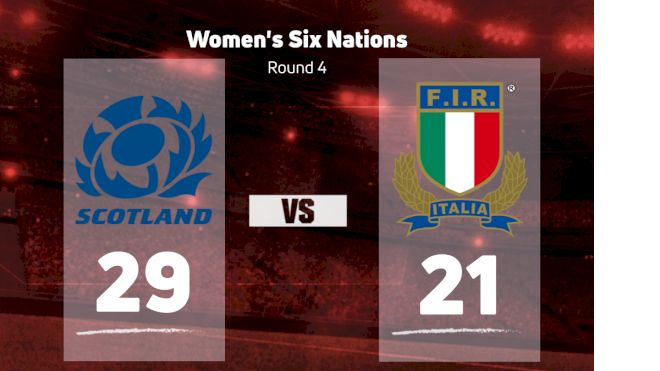 2023 Scotland vs Italy - Women's