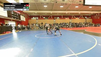 122 lbs Cons. Round 1 - Roman Moore, Amador Valley vs Daniel Hurst, Deer Valley