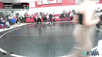 85 lbs Rr Rnd 1 - Jamey Scott, Northeast Take Down Club vs Caide Gage, Salina Wrestling Club