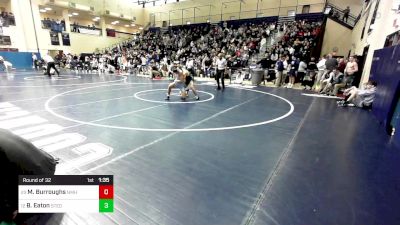 152 lbs Round Of 32 - Myles Burroughs, Northfield Mt. Hermon vs Bradley Eaton, St. Edward