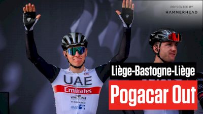 Tadej Pogacar Crashes Out Of Liège-Bastogne-Liège 2023