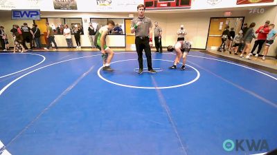 130 lbs Rr Rnd 5 - Brayden Rice, Wagoner Takedown Club vs Stryker Sandy, Gore Pirates Youth Wrestling