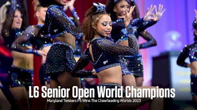 Maryland Twisters F5 Named L6 Senior Open World Champions!