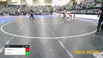 152 lbs Final - Hunter Kemper, Burns Oregon vs Preston Harn, Nevada Elite