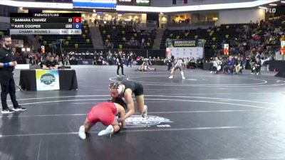 110 lbs Champ. Round 2 - Samara Chavez, King University vs Kate Cooper, Lindenwood University