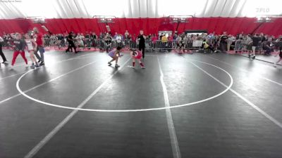 113 lbs Round 2 - Anarchy Palmer, Wisconsin vs Norah Hay, Brown Deer Jr Falcons Wrestling Club