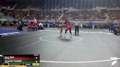 D2-185 lbs 1st Place Match - Nylease Yzagere, Peoria vs Lyla Tree, Red Mesa