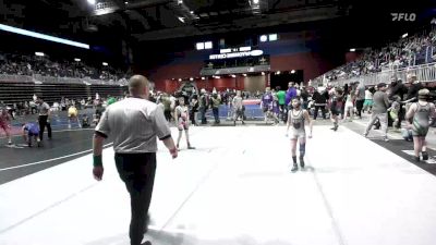 66 lbs Quarterfinal - Dawson Jackson, Eastside United vs Brody Hamacher, Dickinson WC