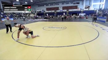 144 lbs Round 2 (3 Team) - Johnny DiGiorgio, Massapequa vs Joshua Thomas, Sachem North