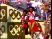 Olympic 4x100 Women Seoul '88--BEST RELAY EVER!! USA v East Germany v USSR