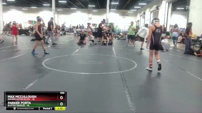 100 lbs Round 5 (6 Team) - Parker Porta, Buxton Squeeze vs Max McCullough, Quaker Nation Black