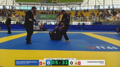THOMAS MUHLE FERREIRA vs JOHN LENNON FERREIRA DE SOUZA 2026 FPJJ Campeonato Paulista