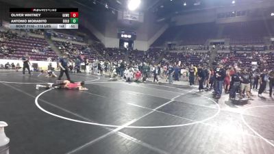 115 lbs Cons. Rd Of 16 - Oliver Whitney, Golden Eagle Wrestling Club vs Antonio Morabito, Colorado