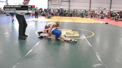 84 lbs Round 4 - 1:30pm Friday - Kaden Williamson, Iowa Black vs Kaze Carter, Select