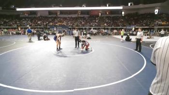 D 3 144 lbs Quarterfinal - Zach Preece, Rosepine vs Bishop Williams, St. Louis Catholic