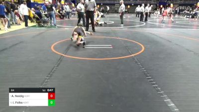 84 lbs Rd 7 - Consi-semis - Abigail Neidig, Northeastern vs Isabelle Folks, North Allegheny