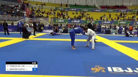 FERNANDA TEREZA DE LIMA vs LIVIA GRATON COSTA 2023 Brasileiro Jiu-Jitsu IBJJF