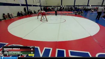 174 lbs Champ. Round 2 - Raymond Arebalo, Wabash vs Joel Martsinovsky, Stevens Institute Of Technology