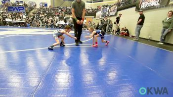 46 lbs Rr Rnd 3 - Piper Norrell, F-5 Grappling vs Grayson Mortimer, Lions Wrestling Academy