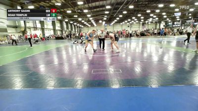 195 lbs Rr Rnd 2 - Anthony Gagne, Iron Faith Black - HSB vs Noah Templin, LAW Blue - HSB