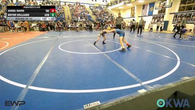 61 lbs Round Of 16 - Aksel Davis, Tahlequah Wrestling Club vs Bryer Williams, Locust Grove Youth Wrestling