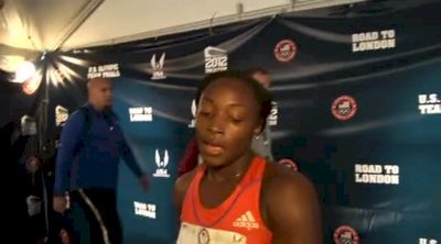 Bianca Knight fittest she's ever been after 200 prelims at 2012 US Olympic Trials