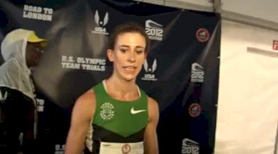 Julia Lucas leaves her olympic 5k spot on the track with 4th place finish at 2012 US Olympic Trials