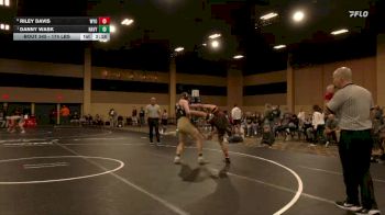 174 lbs Quarters - Riley Davis, Wyoming vs Danny Wask, Navy