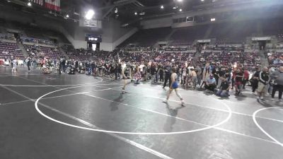 88 lbs Cons. Sub-quarters - Hesston VanDeusen, Custer County Wrestling vs Dylan Timothy, Pueblo West Storm Wrestling
