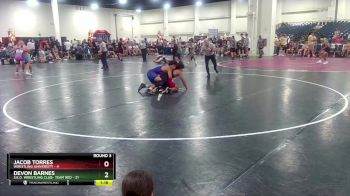 138 lbs Round 3 (6 Team) - Jacob Torres, Wrestling University vs Devon Barnes, S.E.O. Wrestling Club- Team Red