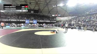 Boys 4A 138 lbs Champ. Round 2 - Frank Redfield, Eisenhower vs Tristin Gibbons, Bethel