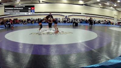 117 lbs Champ. Round 1 - Savannah Tittelback, East Stroudsburg University vs Camara Carter, Georgetown College