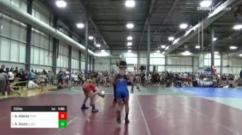 102 lbs Semifinal - Anthony Alanis, Toss 'em Up vs Anthony Joseph Ruzic, Auburn