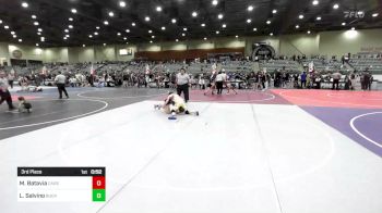 123 lbs 3rd Place - Millie Batavia, Carson Valley Wildcats vs Lexie Salvino, Buckaroo WC