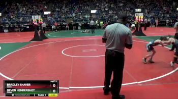 85 lbs Semifinal - Bradley Shaver, GGBA vs Deven Hendershot, CPWA