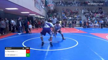 160 lbs Prelims - Semaj Reynolds, Wilburton Takedown Club vs Daltyn Strickland, Salina Wrestling Club (SWC)