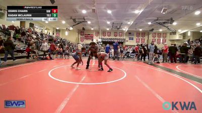 83 lbs Semifinal - Osiris Chairs, Raw Wrestling Club vs Kadan Mclaurin, Tulsa North Mabee Stampede