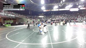 155 lbs Champ. Round 2 - Katlynn Sibrian, McQueen vs Peyton Reeves, Thunder Ridge