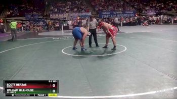 D 3 285 lbs Champ. Round 1 - William Hillhouse, St. Mary`s vs Scott Berzas, Basile