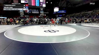 157 lbs Cons. Rd Of 16 - Preston Scott, OK vs Kellen Long, MO