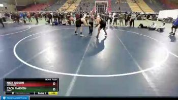 130 lbs Round 2 - Zach Marxen, Iowa vs Nick Gibson, Wisconsin