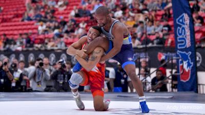 86 kg Semis - Aaron Brooks, Nittany Lion Wrestling Club / TMWC vs Mark Hall, Pennsylvania RTC / TMWC