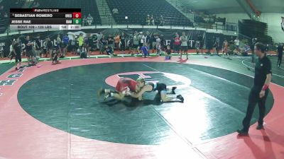 120 lbs Quarters - Sebastian Romero, Oregon vs Jesse Rae, Idaho