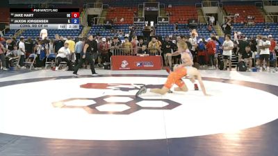 144 lbs Cons. Rd Of 64 - Jake Hart, Oklahoma vs Jaxon Jorgensen, Illinois
