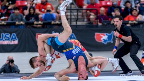 74 kg Semis - Jason Nolf, Nittany Lion Wrestling Club / TMWC vs Keegan O'Toole, Tiger Style Wrestling Club