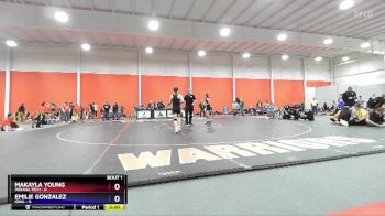 101 lbs Finals (2 Team) - Emilie Gonzalez, Iowa vs Makayla Young, Indiana Tech