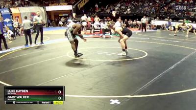 165 Class 4 lbs Semifinal - Luke Hayden, Hickman vs Gary Walker, Willard