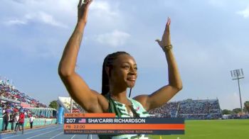Kayla White UPSETS Sha'Carri Richardson In 200m | 2023 World Athletics Continental Tour