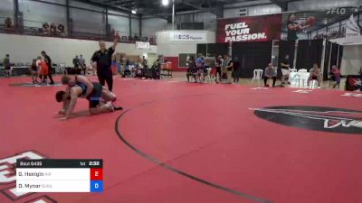 92 kg Round Of 64 - Garrett Henigin, Air Force Regional Training Center vs Darius Mynar, Burg Training Center